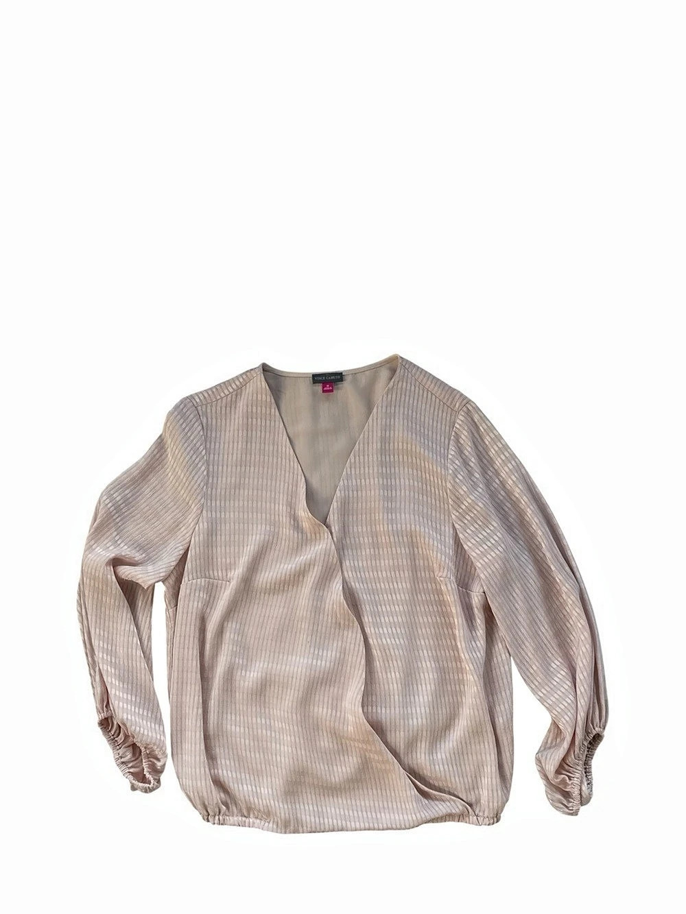 Vince Camuto Pleated Blouse in Pink Size 1X Like New